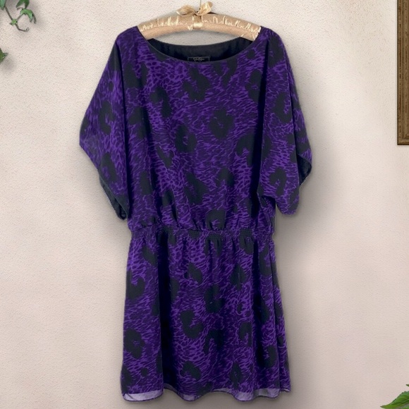 JESSICA SIMPSON | Leopard Print Dress Size Large - Picture 6 of 7